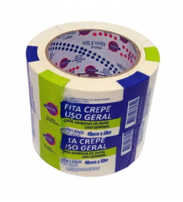 Fita crepe 48mmx50mt Eurocel