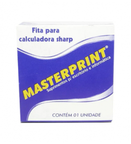 Fita para maquina calculadora sharp/facit Masterprint
