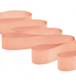 Fita cetim numero 2 10mmx10mt salmão claro cor 07 Kit