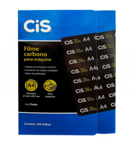 Carbono filme 1 face preto CIS
