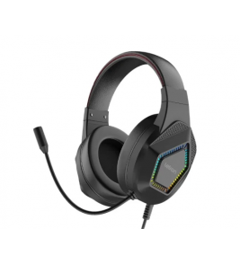 Headset play on RGB USB, P2, P3 gamer preto Letron