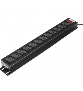 Filtro de linha/régua extensora 12 tomadas bivolt 10A Force Line