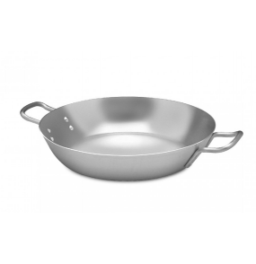 Frigideira alumínio hotel n26 3.2 litros com tampa 2 alças Alumínio Salvador