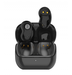Fone de ouvido tws bluetooth invisible preto Bright