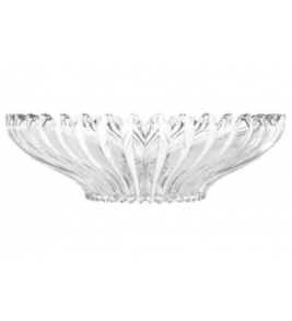 Fruteira de mesa vidro redonda brasilia 29,5x9cm Em Casa Tem