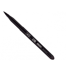 Caneta multifuncional brush cinza escuro para pincel aquarelavel Cis