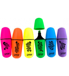 Marcador de texto mini neon cores Gramp Line 