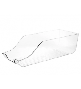 Organizador de latas transparente liso 35x15x10cm lyor