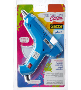 Pistola de cola quente grande 40w biv com botão Gatte