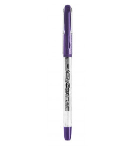 Caneta gel gelocity 0.5mm roxa Bic