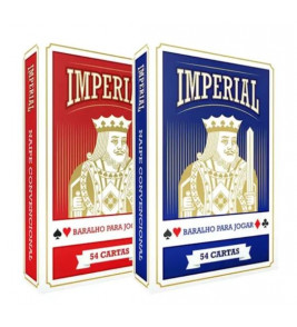 Baralho imperial com 54 cartas Ggb Plast