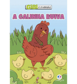 Livro gibi a galinha ruiva 16 páginas Ciranda Cultural