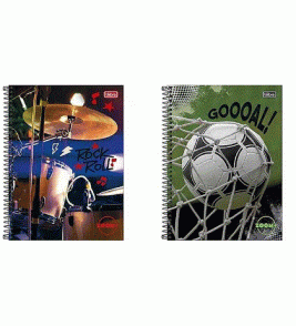 Caderno espiral capa dura 1 matéria 96 folhas zoom+ masculino universitário Tilibra