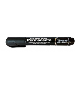 Marcador multifuncional permanente preto mp350 Gramp Line