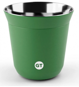 Copo térmico inox expresso 150ml verde escuro Goldentec