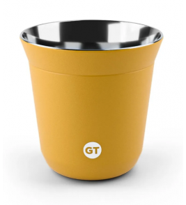 Copo térmico inox espresso 150ml mel/dourado Goldentec