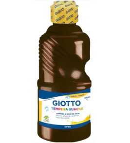 Tinta guache tempera marrom 250ml Giotto