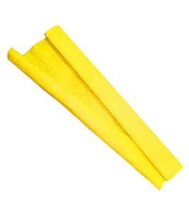 Papel crepom parafinado amarelo 48cmx2m Diversos