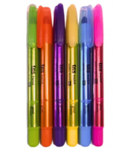 Marcador de texto gel twist cores Tris