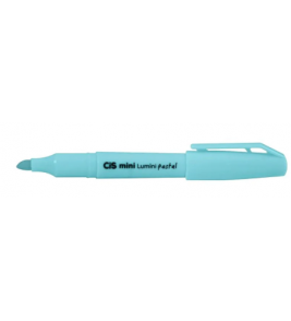 Marcador de texto mini lumini azul pastel Cis
