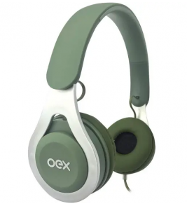 Headset drop p2/p3 verde e prata OEX