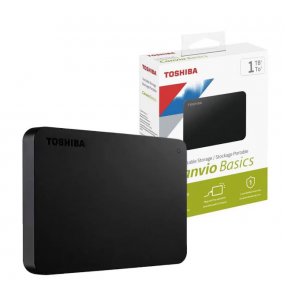 HD externo 1 terabyte portátil canvio Toshiba
