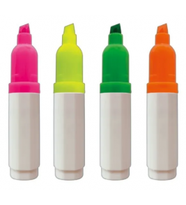 Marcador de texto mini lunix neon cores Tilibra