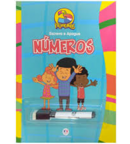 Livro com caneta escreva apague números volume 3 Ciranda Cultural