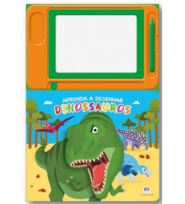 Livro com atividade lousa dinossauros Ciranda Cultural
