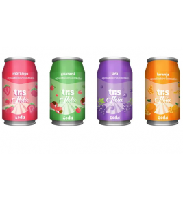 Apontador com borracha 1 furo soda Tris