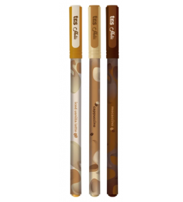 Caneta esferográfica holic coffee shop cores 1.0mm Tris