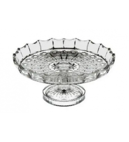 Centro de mesa cristal com pé pk series 31cm Class Home
