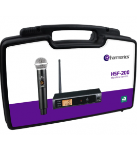 Microfone sem fio com display digital hsf200 Harmonics