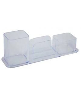 Porta caneta clips lembrete 3031 h cristal Dello
