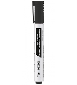 Marcador para quadro branco preto recarregável Bazze