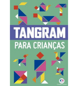 Livro com atividade tangram para crianças Ciranda Cultural
