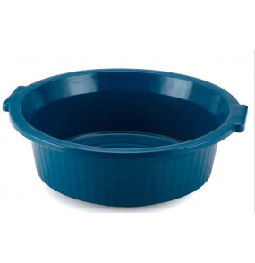 Bacia plástica canelada 36l color Injeplastec