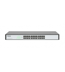  Switch 24 portas 10/100/1000 sg2300qr+ gigab Intelbras