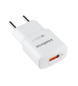 Carregador fonte usb quick charge 3.0 bivolt branco Intelbras