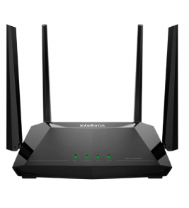 Roteador 4p wireless gigabit com 4 antenas w5-1200g Intelbras