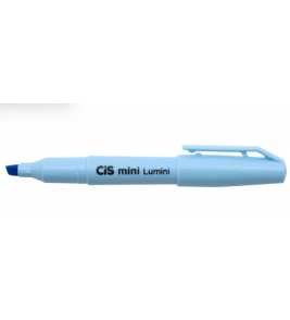 Marcador de texto mini lumini azul Cis