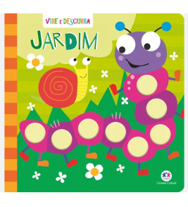 Livro vire e descubra jardim Ciranda Cultural