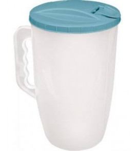 Jarra plástica transparente com tampa color 3.7l Jaguar