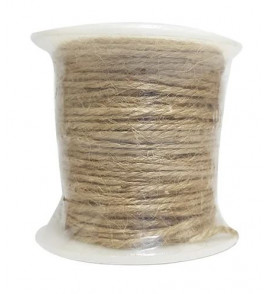 Cordão de juta 2mmx50mt alvejado Kit