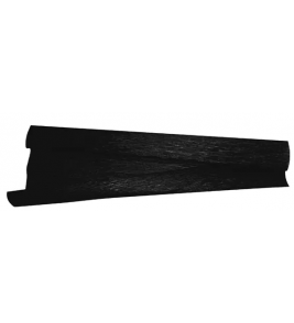 Papel crepom parafinado preto 48cmx2m Diversos