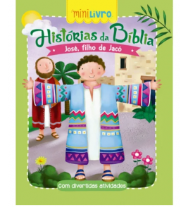 Livro história minilivro José filho de Jacó 16 páginas Ciranda Cultural