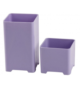 Porta caneta clips kit com 2 lilás pastel Maxcril/Waleu
