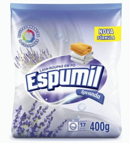 Sabão em pó 400gr lavanda Espumil