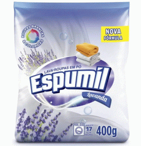 Sabão em pó 400gr lavanda Espumil