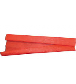 Papel crepom parafinado vermelho 48cmx2m Diversos
